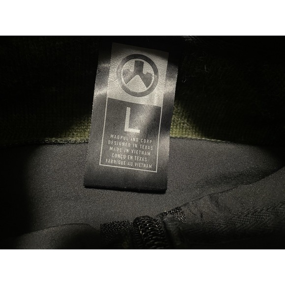 Magpul Pullover Mens L Olive Green Quarter Zip Long Sleeve Wool Tactical Milit - Picture 3 of 8